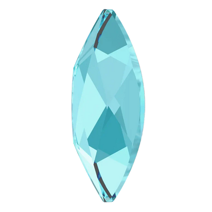 Swarovski 2201 Marquise Flatback Rhinestones 8x3.5mm Aqua