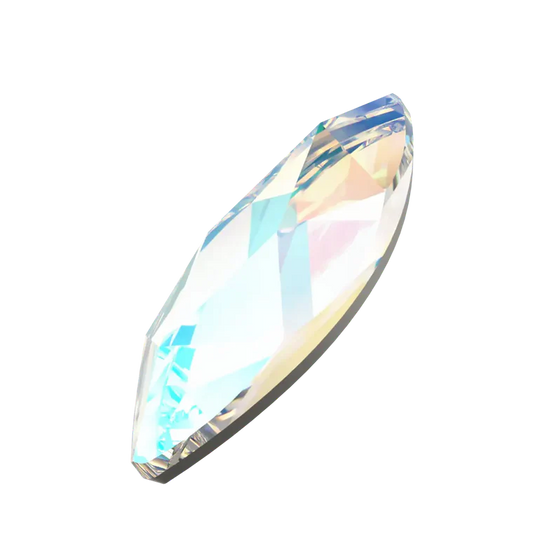 swarovski crystal flatback rhinestone marquise shape crystal shimmer color 2201 cut