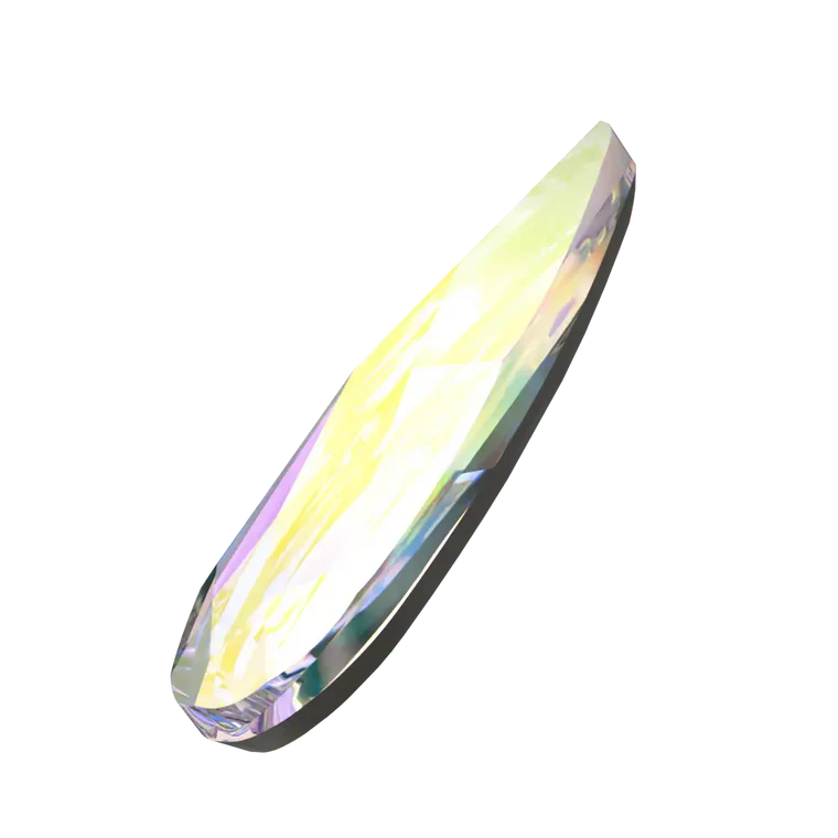 Swarovski 2304 Raindrop Flatback Rhinestones Crystal AB