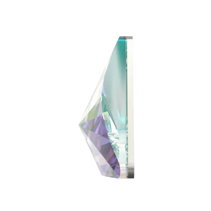 Swarovski 2716 Rivoli Triangle Flatback Rhinestones Crystal AB