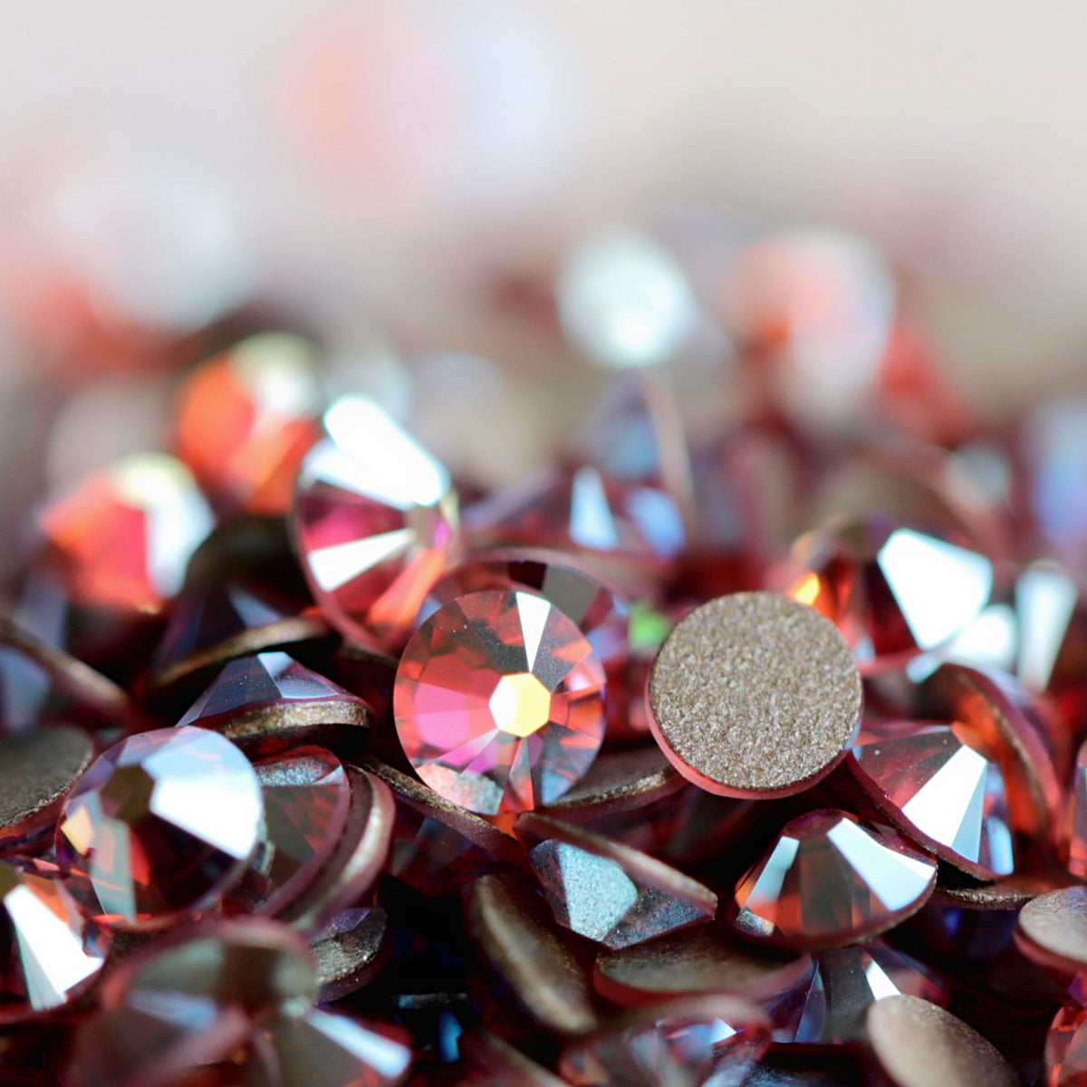 swarovski crystal rhinestone light rose ab 