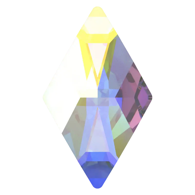 Swarovski Flatback Crystal Rhombus Crystal AB