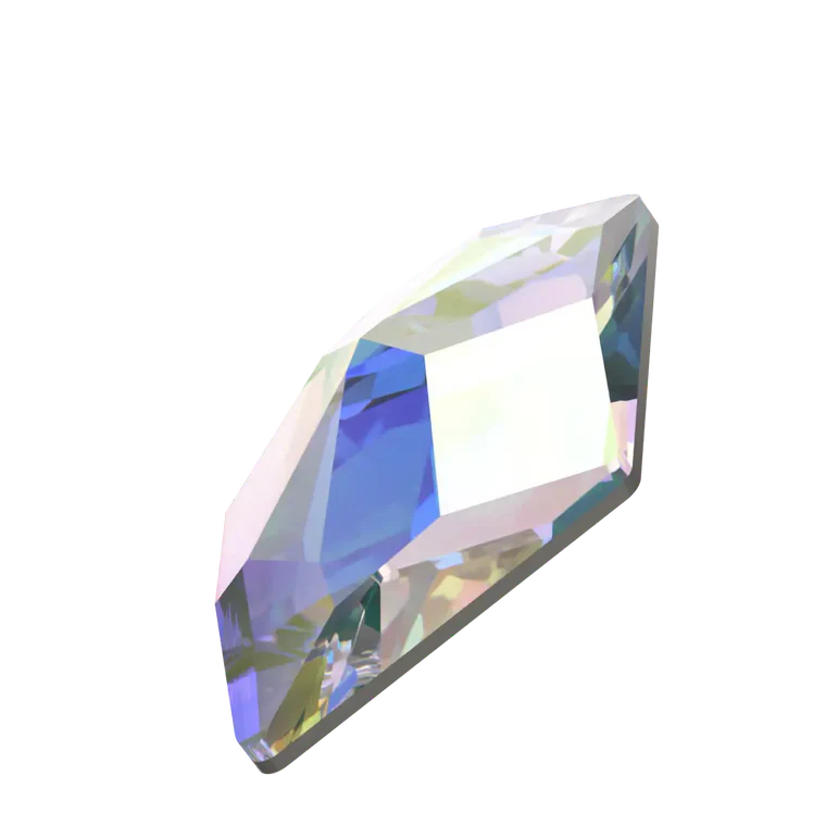 swarovski flatback crystal rhinestone rhombus shape crystal ab color 2709 cut